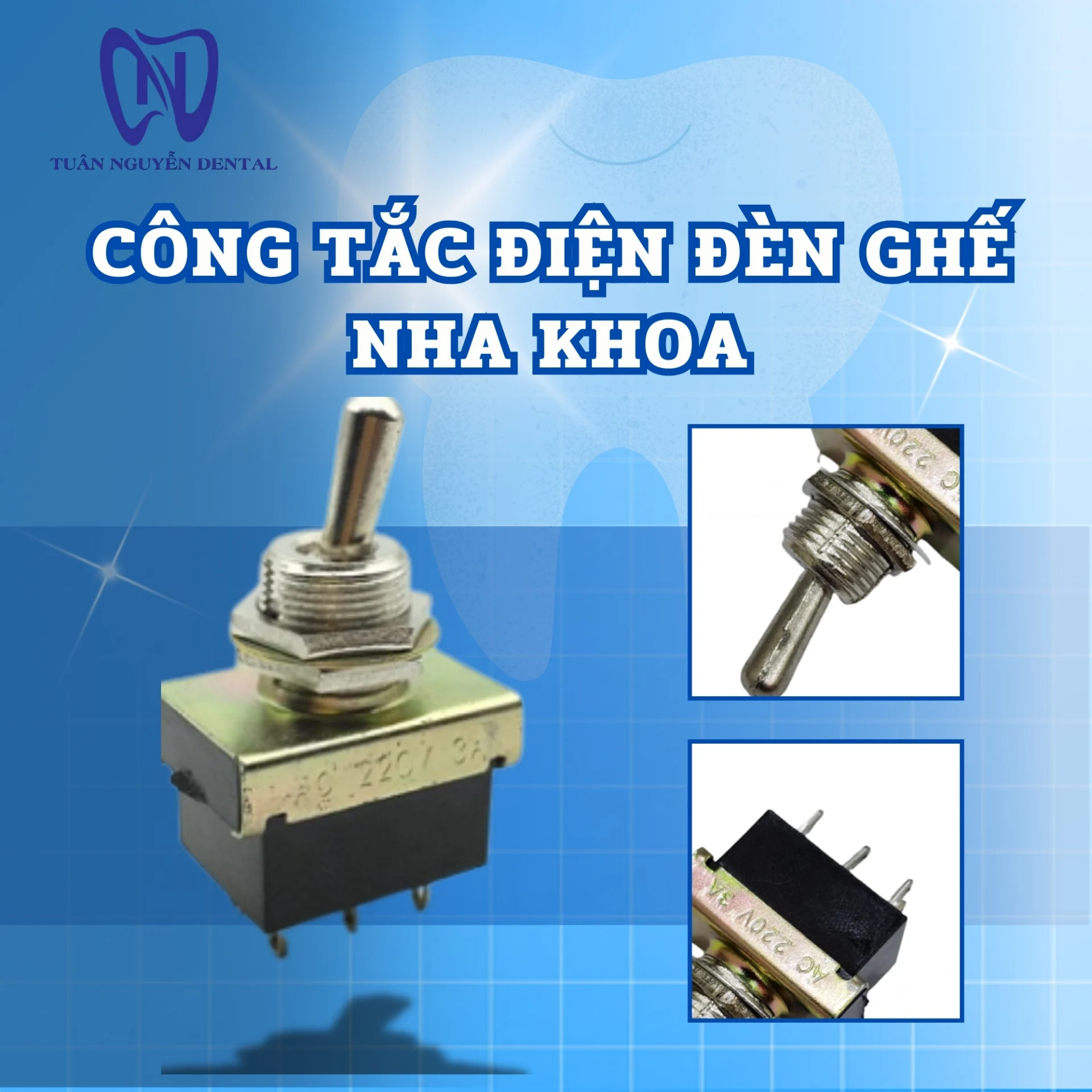 Công Tắc Điện Đèn Ghế Nha Khoa