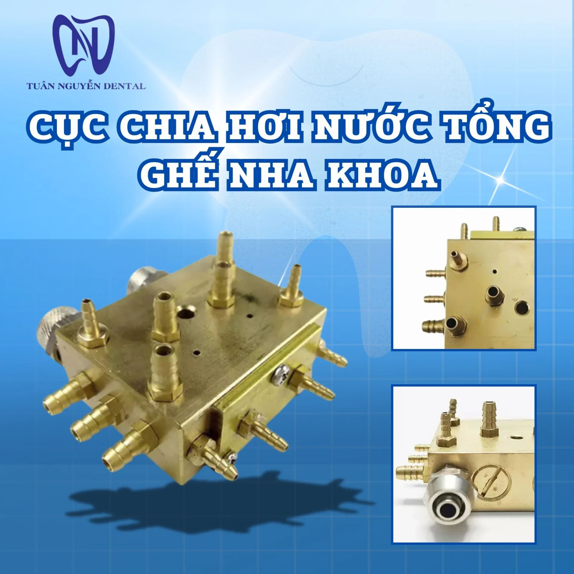 Cục Chia Hơi Nước Tổng Ghế Nha Khoa