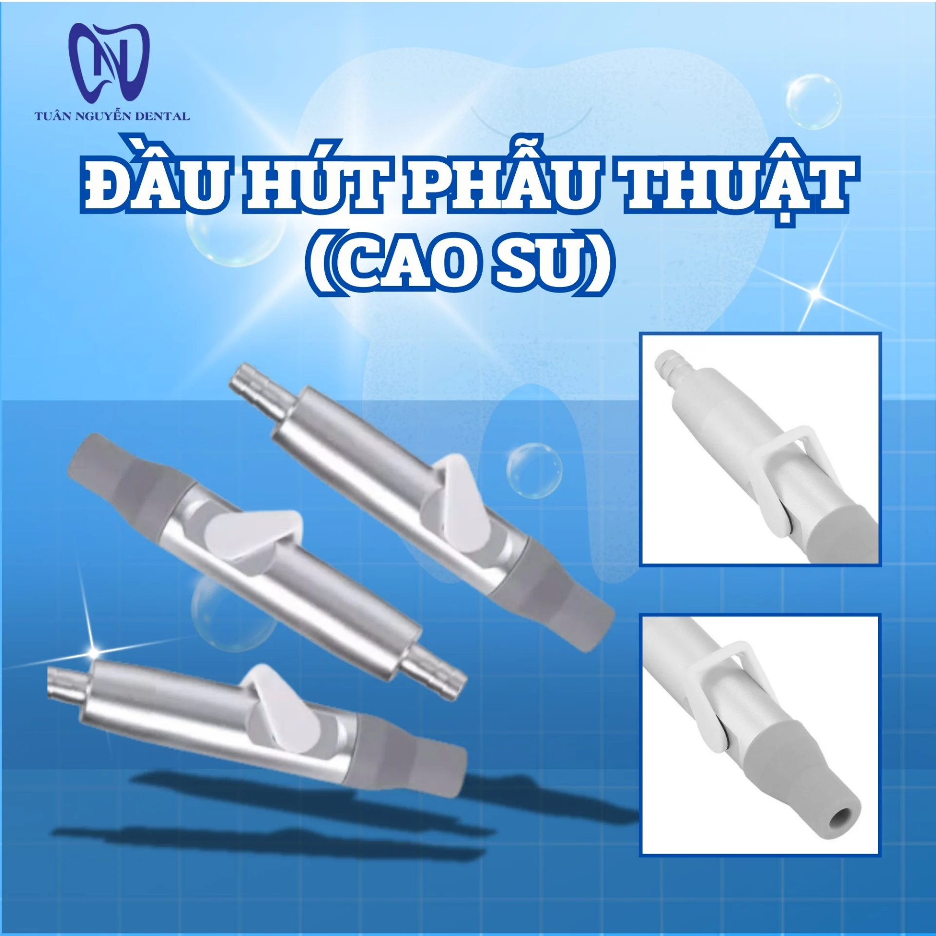 Đầu Hút Phẫu Thuật Cao Su