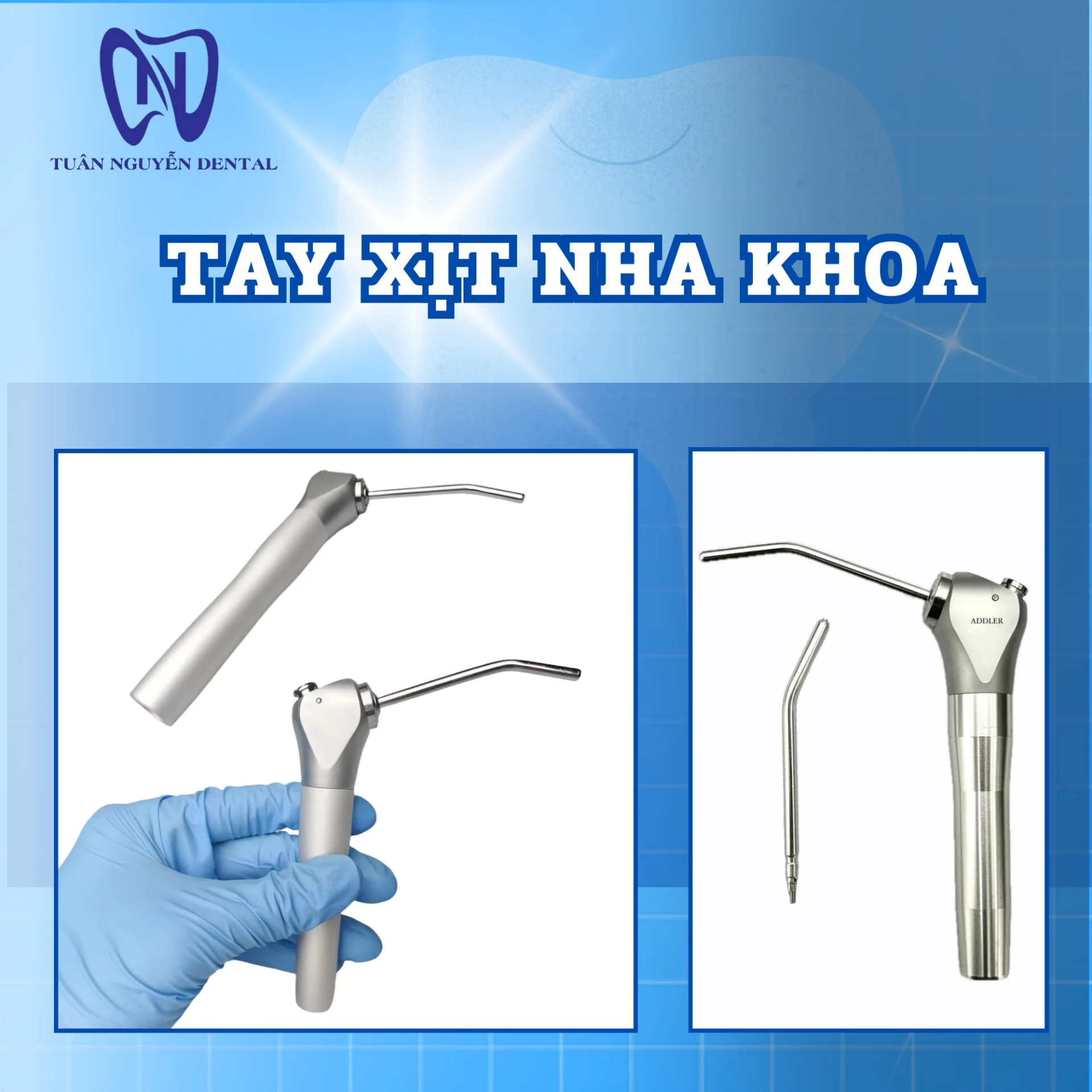 Tay Xịt Nha Khoa