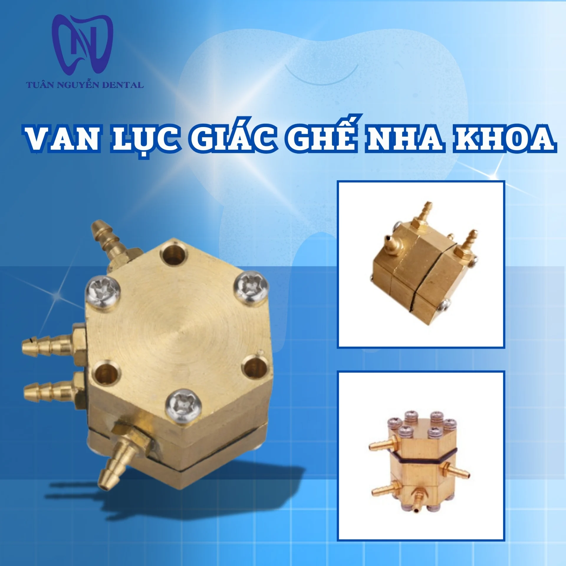 Van Lục Giác Ghế Nha Khoa