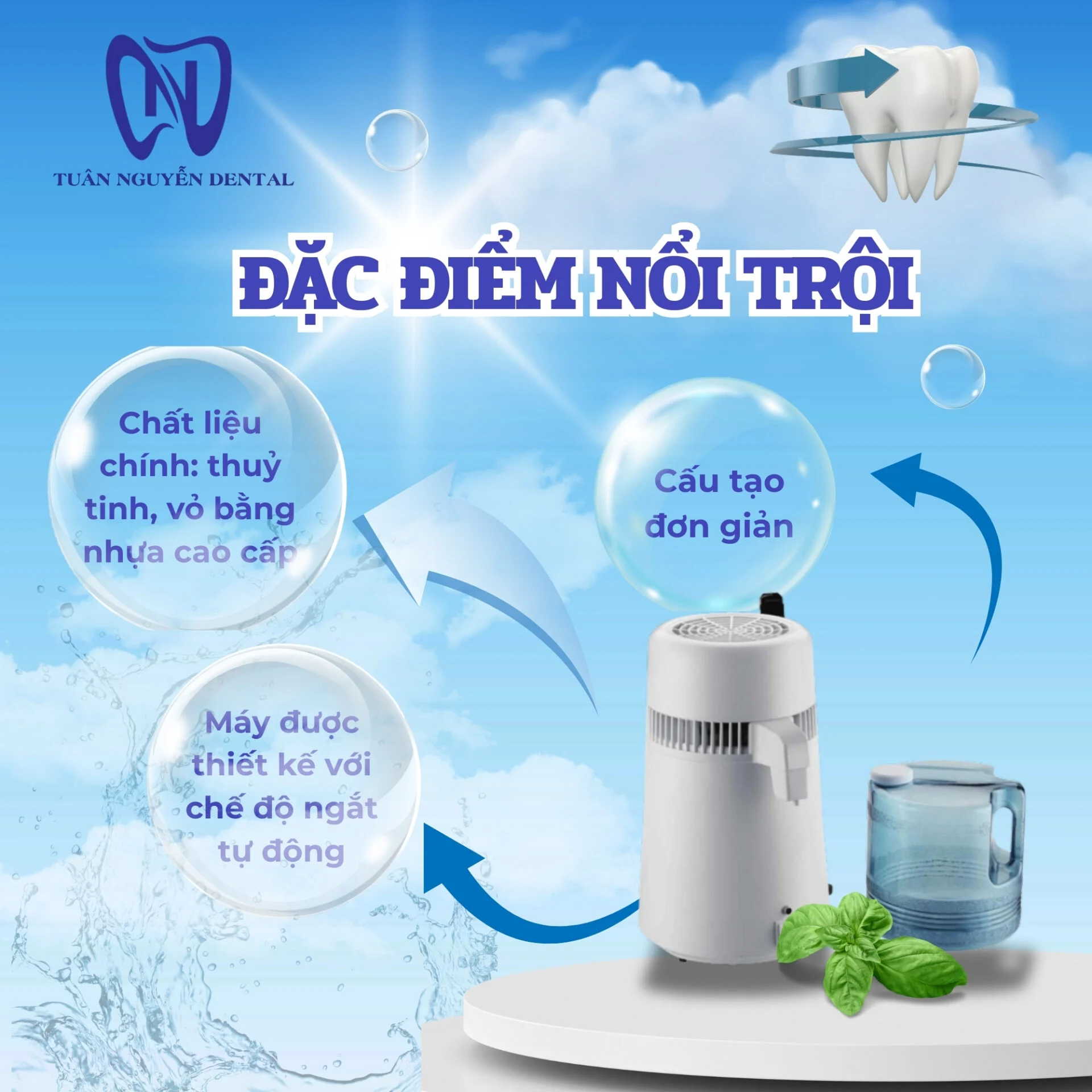 Máy chưng nước cất nha khoa