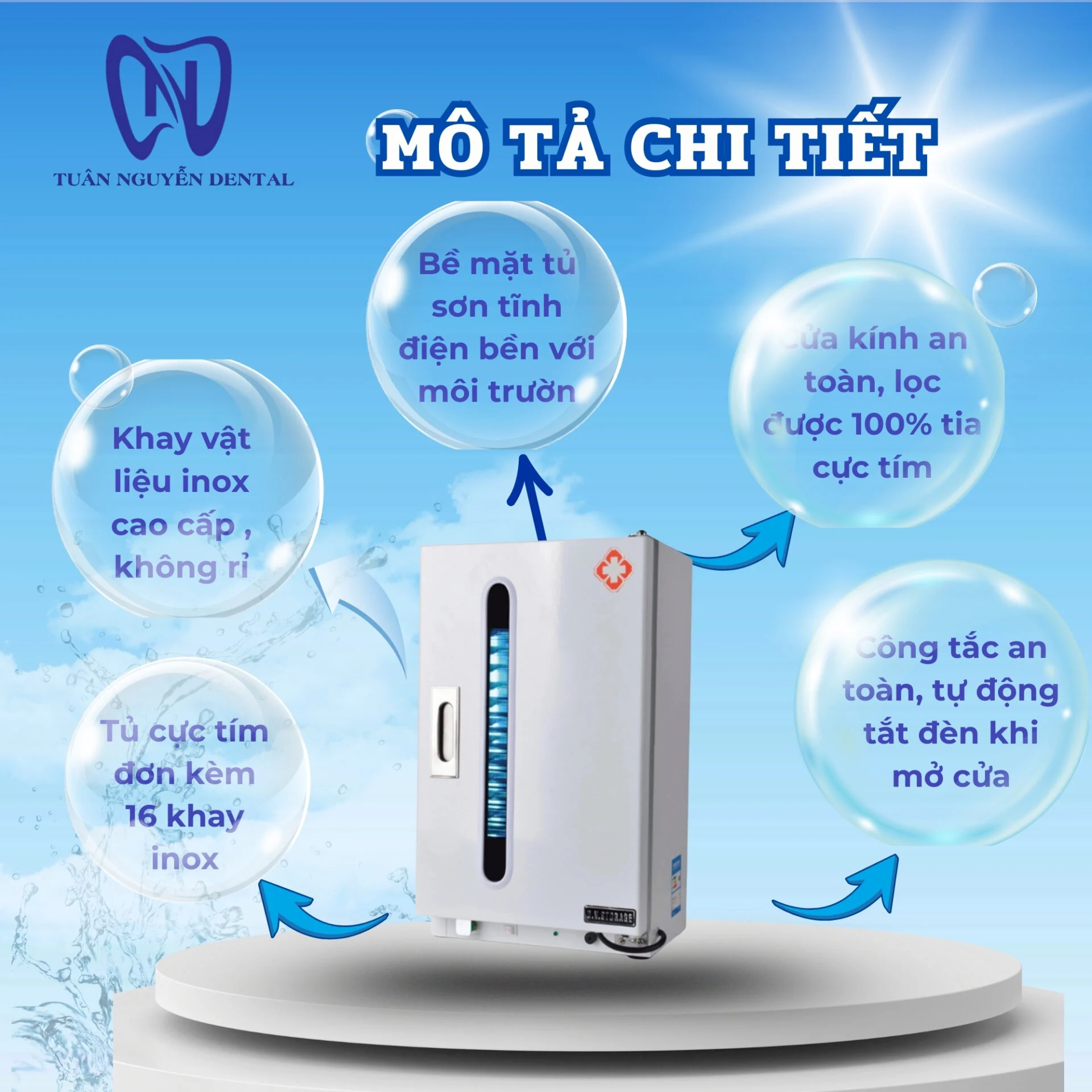 Tủ cực tím đơn