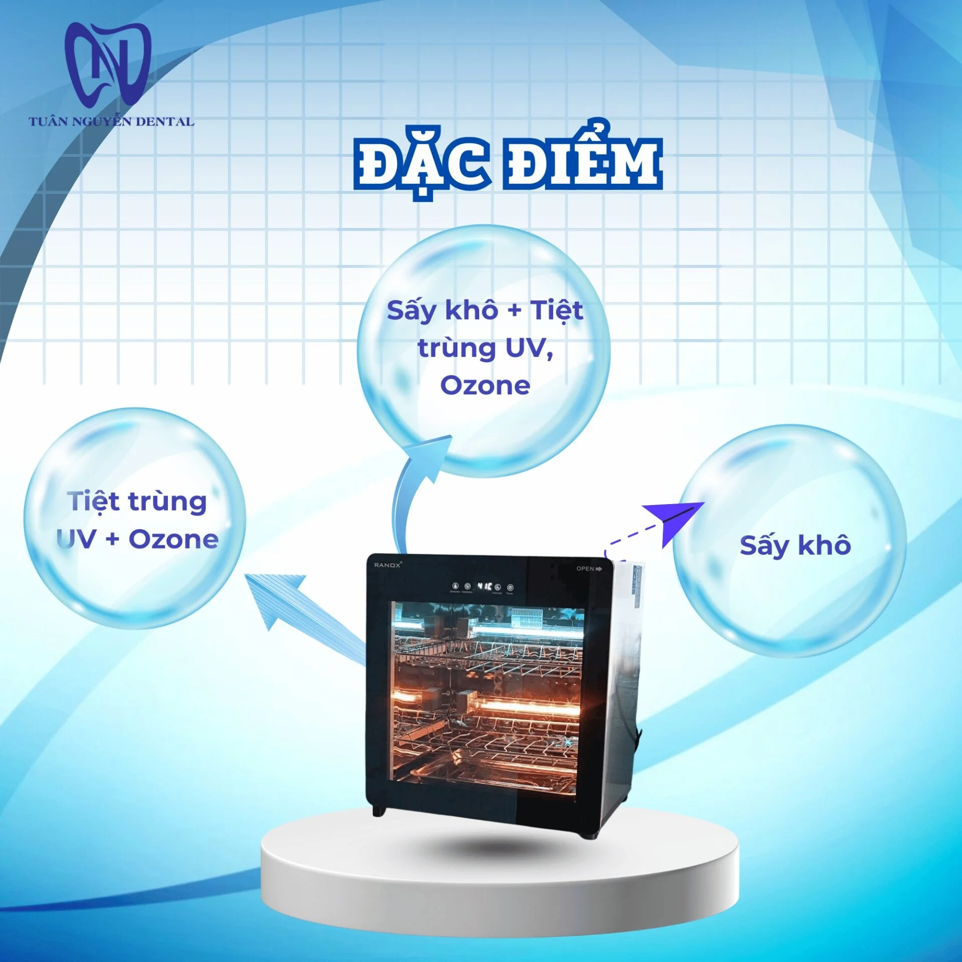 Tủ tiệt trùng 65L