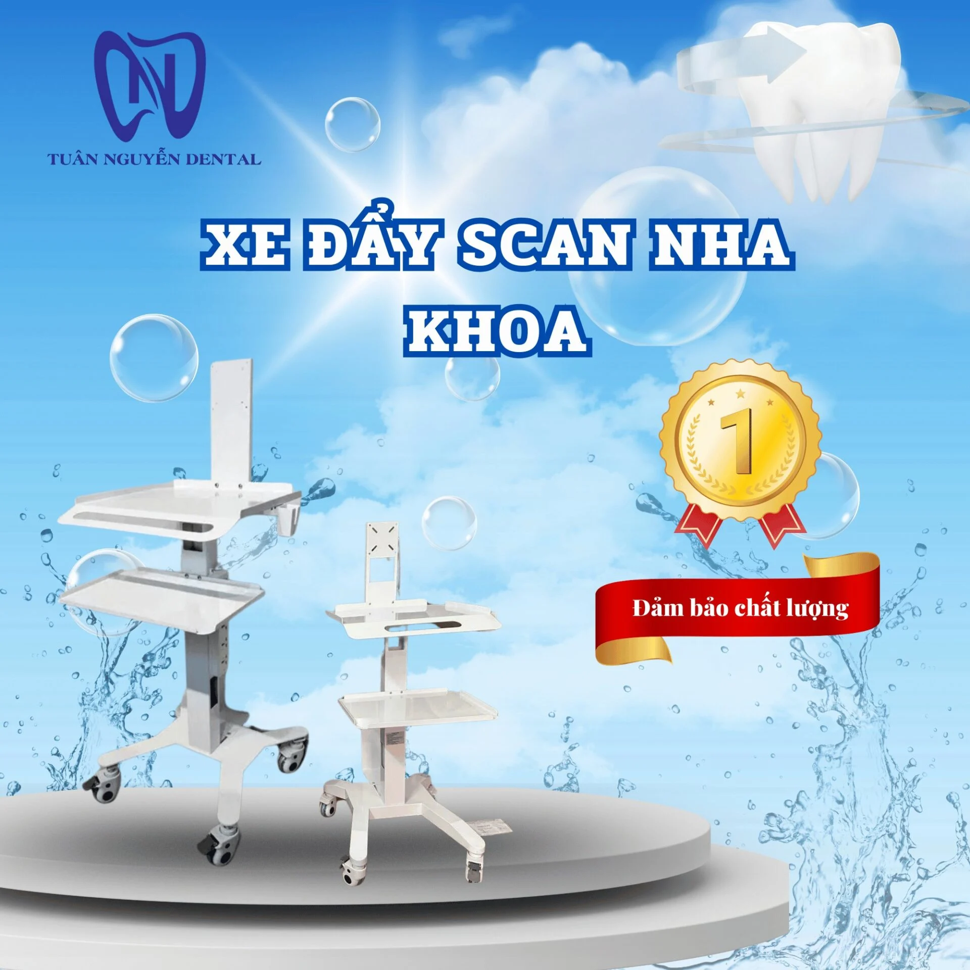 Xe đẩy Scan Nha Khoa